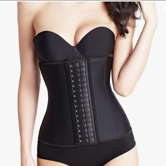 Latex Waist Trainer Cincher Corset main image 4